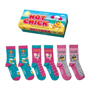 Cockney Spaniel Hot Chick Flockin' Fabulous Gift Boxed Socks