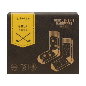 Gentlemen's Hardware Set of 2 Gift Boxed Golf Socks