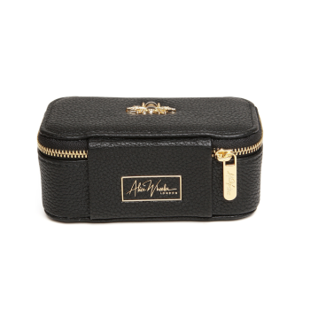 Alice Wheeler Black Bumblebee Design Jewellery Case