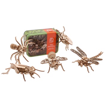 Apples to Pears Build Five Brilliant Bugs Gift in a Tin