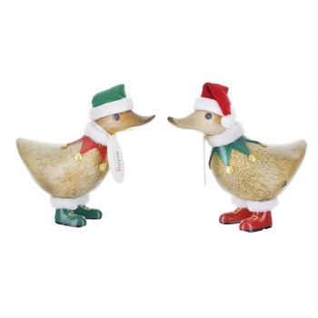 DCUK Traditional Christmas Elf Ducky - Choice of Colour