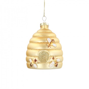 Gisela Graham Bumblebee Hive Christmas Tree Decoration