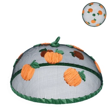 Gisela Graham Orange Design Mesh Food Cover