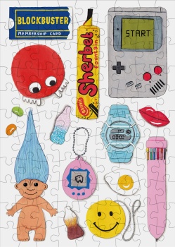 Happily 99 Piece 90's Design Mini Jigsaw Puzzle