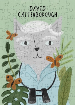 Happily 99 Piece David Cattenborough Design Mini Jigsaw Puzzle