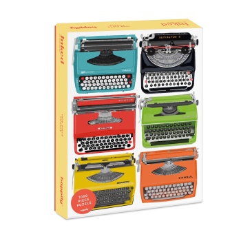 Happily Type Writers Design 1000 Piece Jigsaw Puzzle