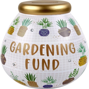 Pot of Dreams Gardening Fund Breakable Money Pot