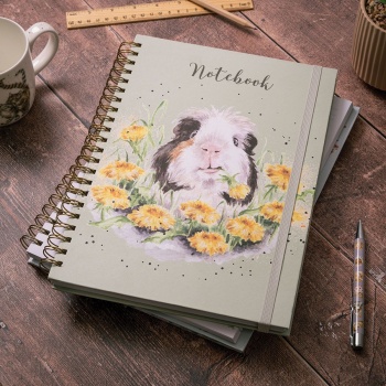 Wrendale Designs Dandy Day Guinea Pig A4 Notebook