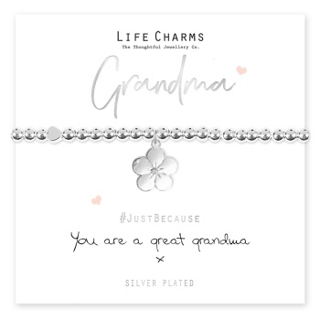 Life Charms You Are A Great Grandma Gift Boxed Bracelet