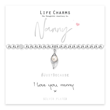Life Charms I Love You Nanny Gift Boxed Bracelet