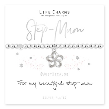 Life Charms Step Mum Gift Boxed Bracelet