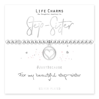 Life Charms Step Sister Gift Boxed Bracelet