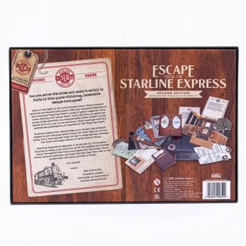 Professor Puzzle Escape From The Starline Express Escape Room Game