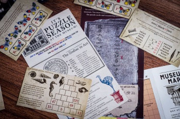 Professor Puzzle Escape From The Museum Mini Escape Room Card Game