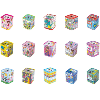 Rachel Ellen Children's Money Box Tin - Choice of Design