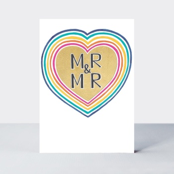 Rachel Ellen Mr and Mr Wedding Greeting Card