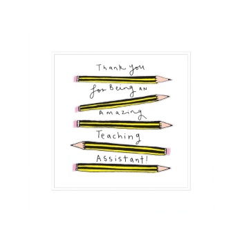 Rachel Ellen Amazing Teaching Assistant Card