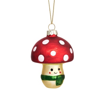 Sass & Belle Happy Mushroom Christmas Tree Decoration