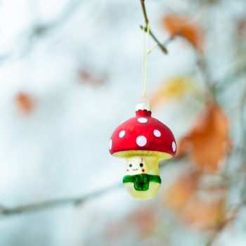 Sass & Belle Happy Mushroom Christmas Tree Decoration