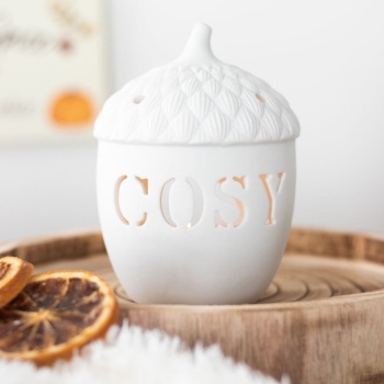 Something Different Cosy Acorn Design Autumnal Tea Light Holder