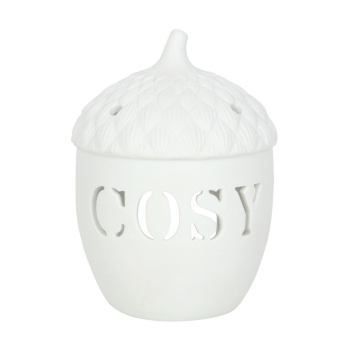 Something Different Cosy Acorn Design Autumnal Tea Light Holder