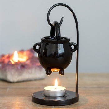 Something Different Hanging Cauldron Oil Burner Halloween Decoration