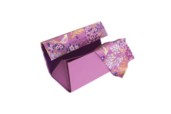Sara Miller Floral Purple Foldable Glasses Case