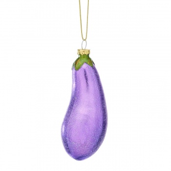 Sass & Belle Purple Aubergine Christmas Tree Decoration