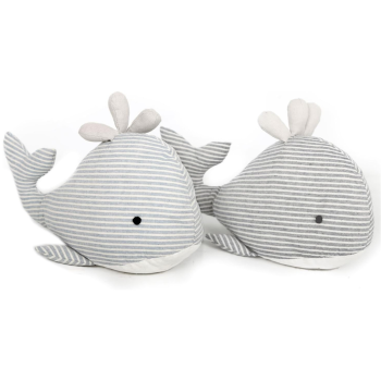 Sil Interiors Fabric Whale Design Doorstop - Choice of Colour