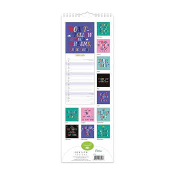 Sunny Side Up The Year To Sparkle 2025 Slimline Calendar