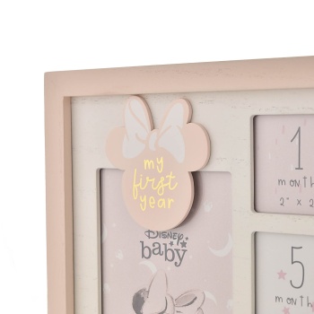 Disney Minnie Mouse Baby's First Year Photo Frame