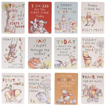 Disney Winnie the Pooh Baby Milestone Cards