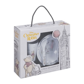 Disney Christopher Robin 5 Piece Children's Crockery Set