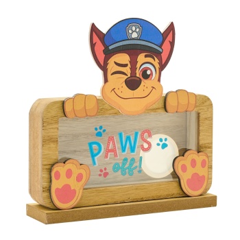 Paw Patrol Chase Design Wooden Money Box