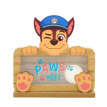 Paw Patrol Chase Design Wooden Money Box