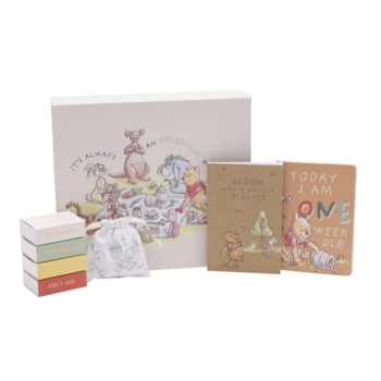 Disney Winnie the Pooh Keepsake Box with Milestone Cards