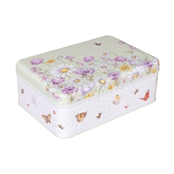 Wrendale Designs Bee and Butterfly Rectangular Tin
