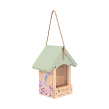 Wrendale Designs Hanging Wooden Bird Feeder