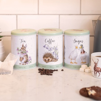 Wrendale Designs Country Set Animal Tea, Coffee, Sugar Set