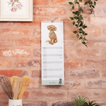 Wrendale Designs A Dog's Life 2025 Slim Calendar