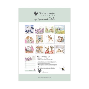 Wrendale Designs The Country Set 2025 Family Calendar