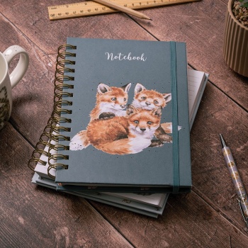 Wrendale Designs Snug As A Cub Fox Notebook