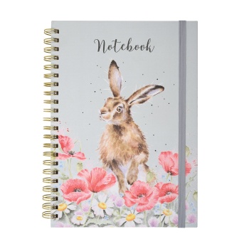 Wrendale Designs Field of Flowers Hare A4 Notebook