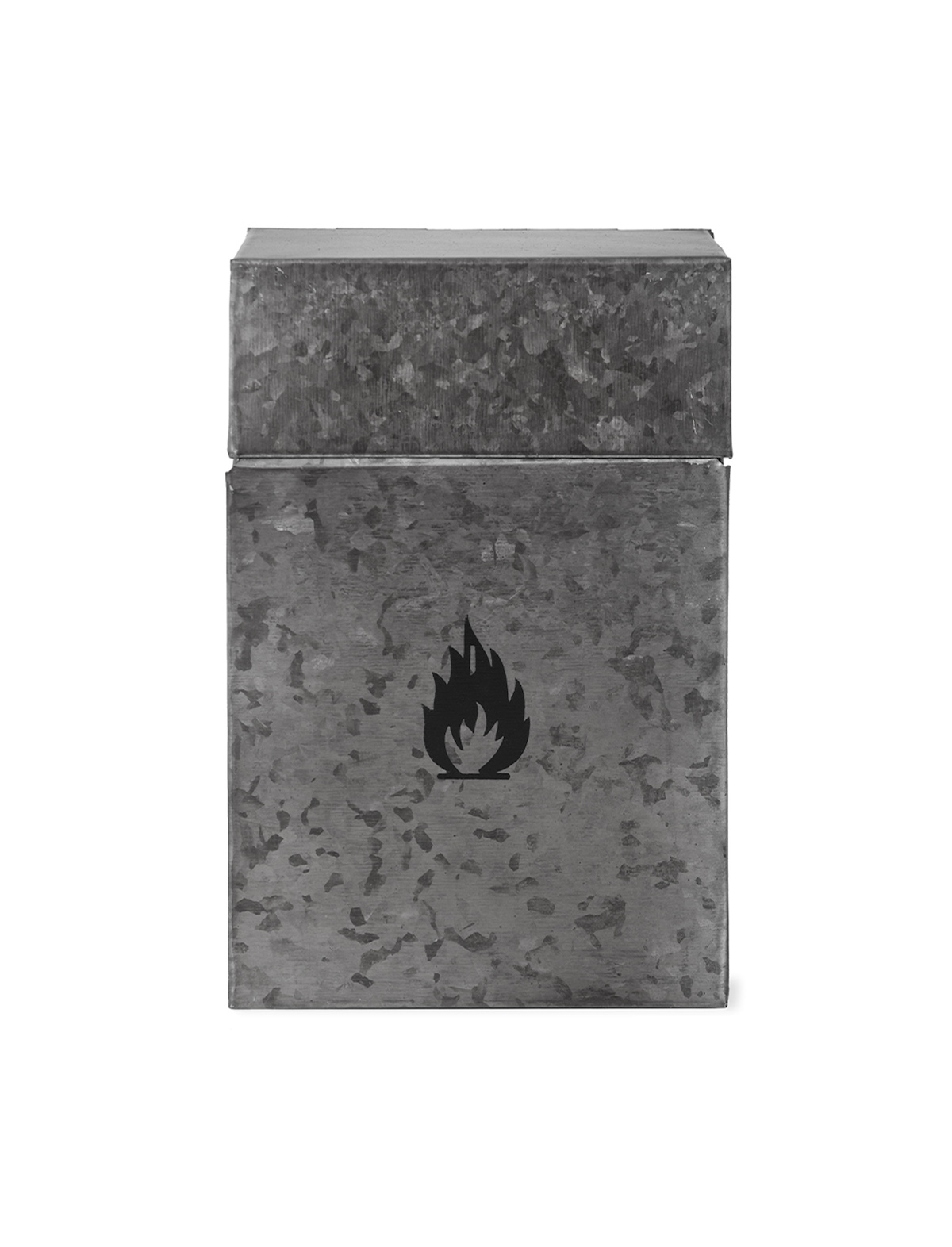 Garden Trading Speckled Steel Fire Lighter Storage Box