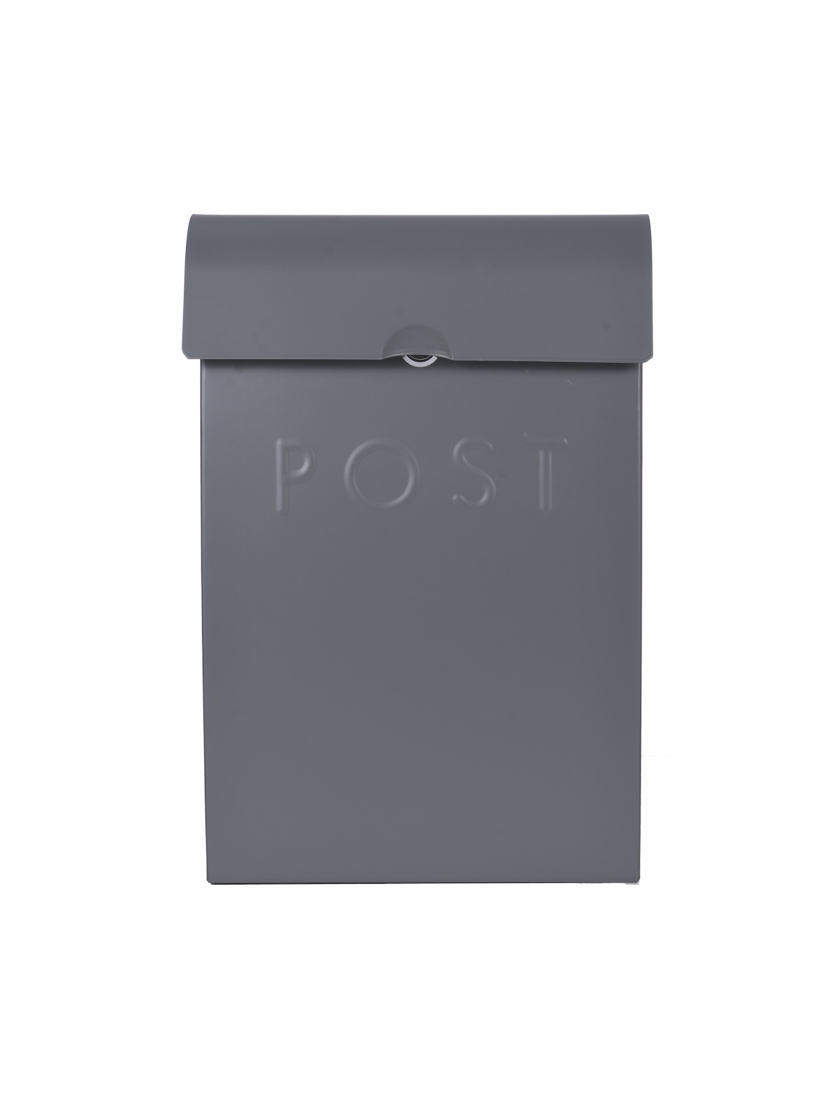 Garden Trading Charcoal Post Box with Lock