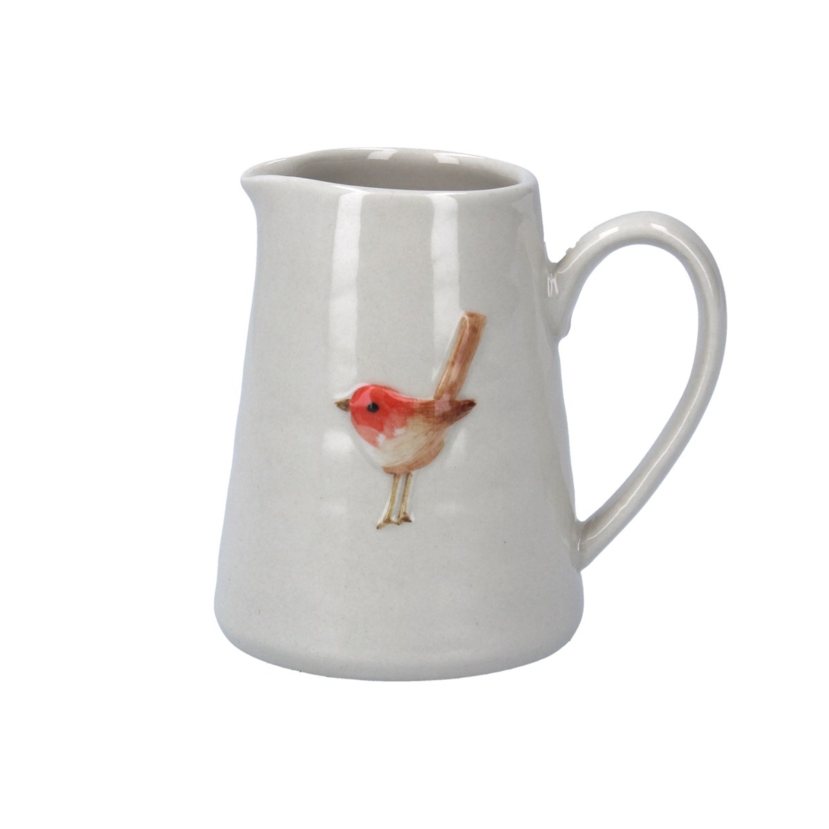 Gisela Graham Novelty Ceramic Robin Christmas Jug