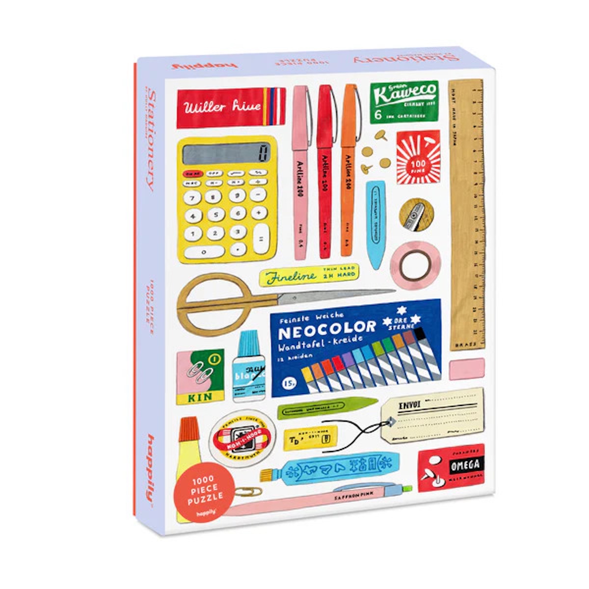 Happily Stationery Design 1000 Piece Jigsaw Puzzle