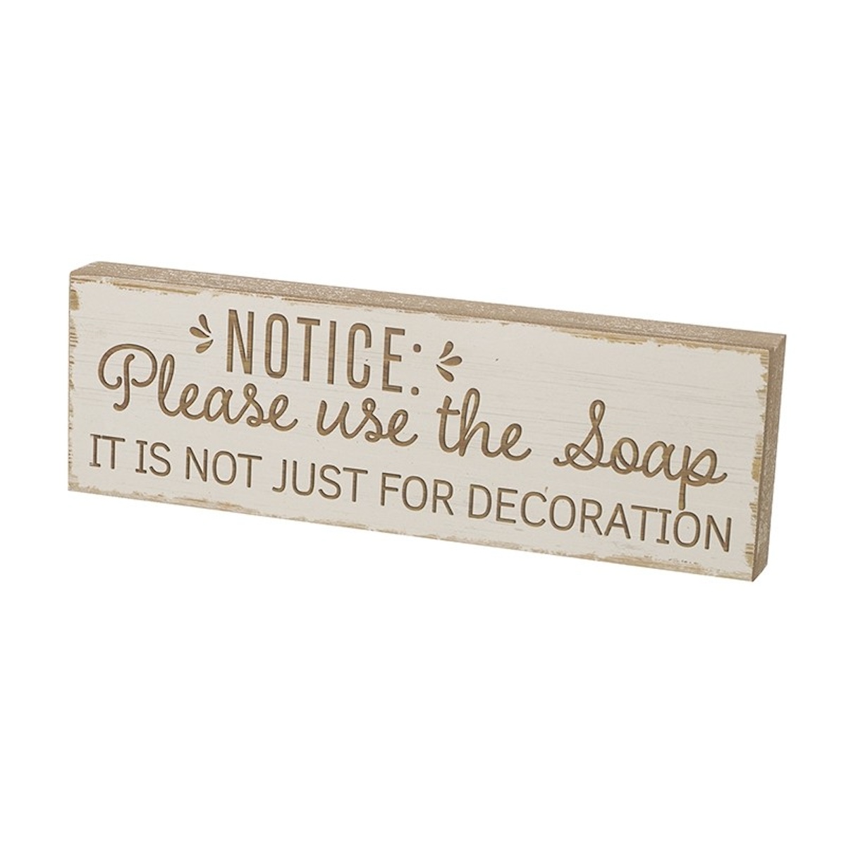 Heaven Sends Rustic Please Use The Soap Plaque