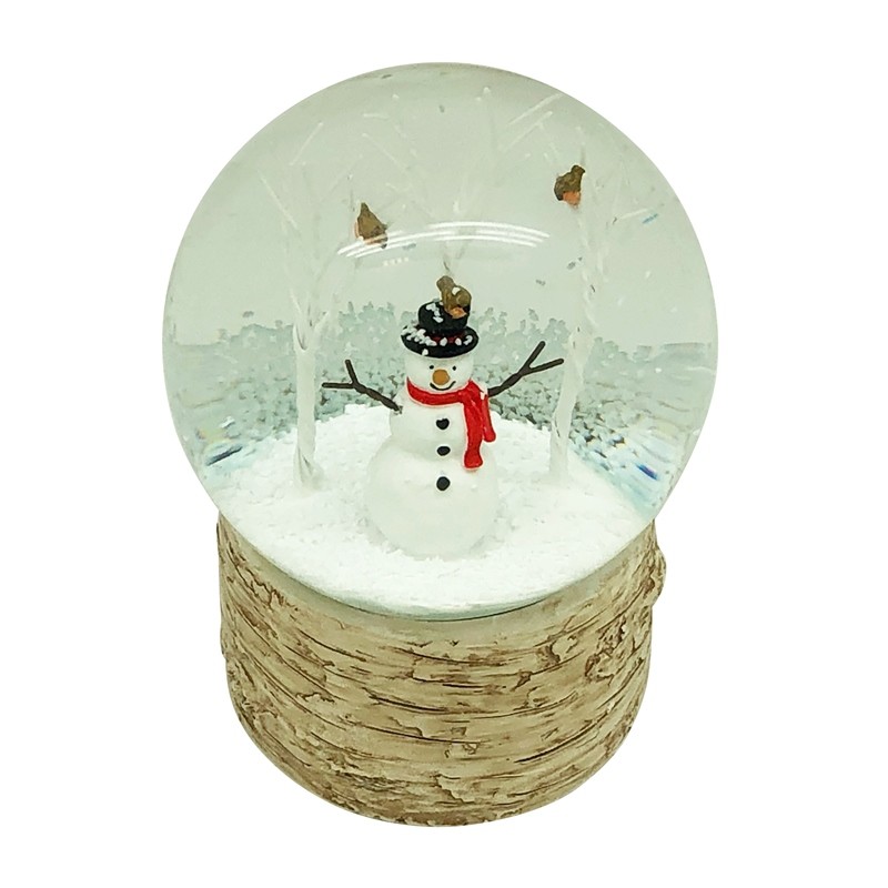 Heaven　Christmas　Snow　Sends　Globe　Snowman　and　Robins　GFHP