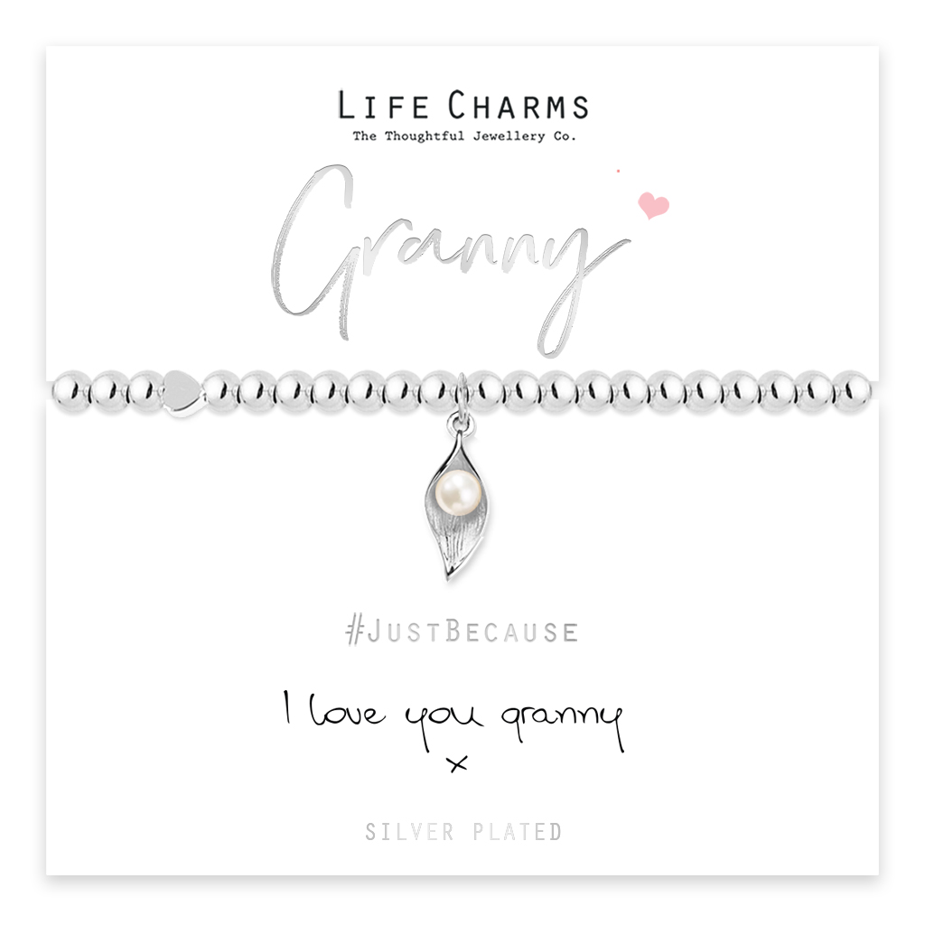 Life Charms I Love You Granny Gift Boxed Bracelet